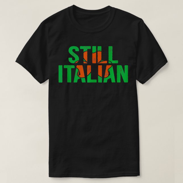 Camiseta para italiano (Frente do Design)