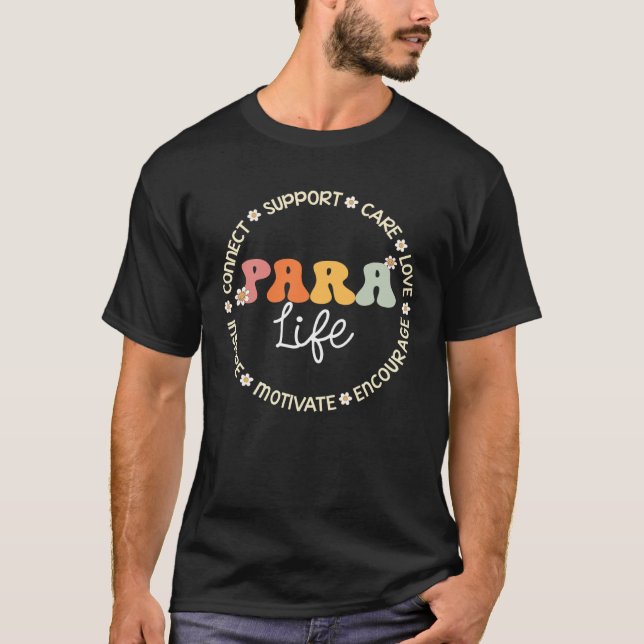 Camiseta Para Life Appreciation Week Back to School (Frente)