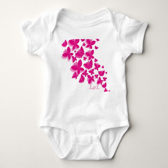 Camiseta para menina bebê (Frente)