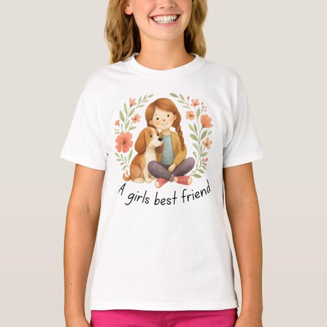 Camiseta para meninas (Frente)