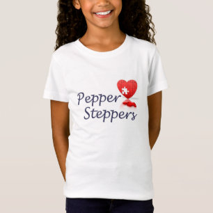 Camiseta para meninas - a cola funciona pequeno por o Web