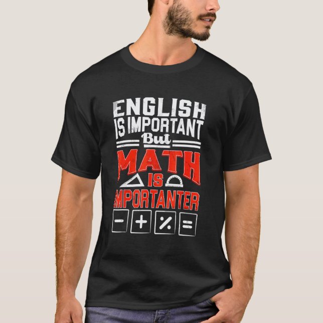 Camiseta Para Meninas Adolescentes Matemática Matemática Pa (Frente)