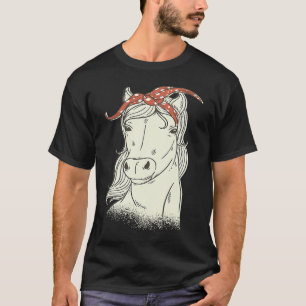 Camiseta para meninas com cavalos