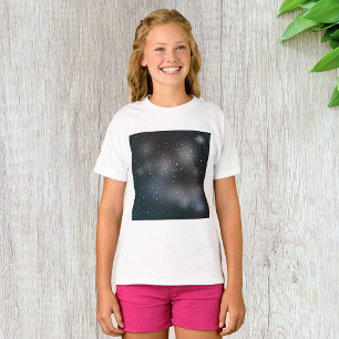 Camiseta para Meninas do Céu Noturno