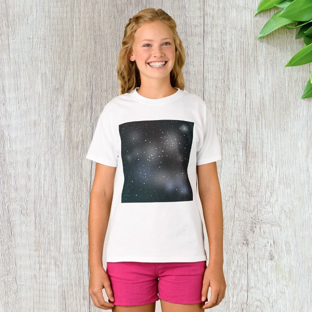 Camiseta para Meninas do Céu Noturno (Criador carregado)