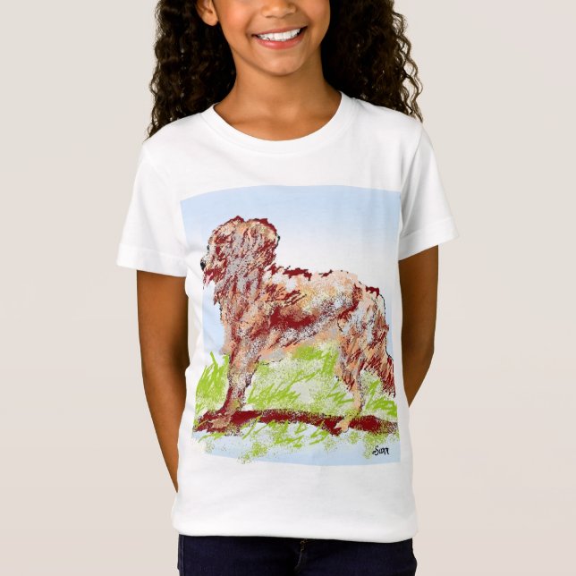 Camiseta para meninas : Setter Irlandês (Frente)