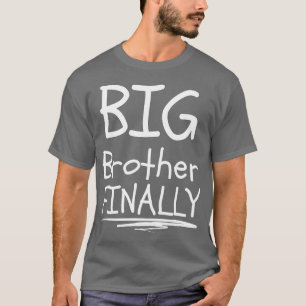 Camiseta Para Meninos e Novos Irmãos IdososBig Brother Fina