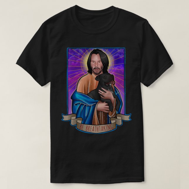 Camiseta Para Mens Womens Keanu Art Reeves Presentes Para V (Frente do Design)