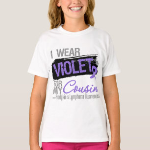 Camiseta Para meu primo - fita do linfoma de Hodgkins