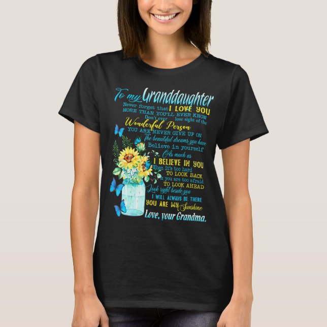 Camiseta Para Minha Nó Nunca Esqueça Que Eu Te Amo (Frente)