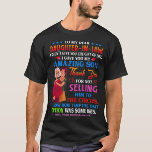 Camiseta Para Minha Querida Filha De Direito Engraçado Eu T