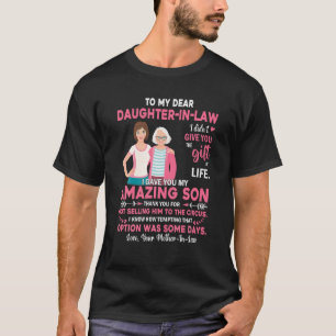 Camiseta Para Minha Querida Filha De Direito Eu Dei Uma Fan
