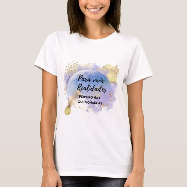 Camiseta para mujeres creativas (Frente)