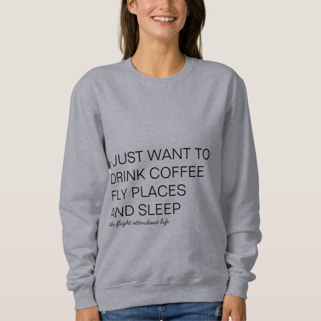 Camiseta para mulheres, bebida e mosca (Frente)