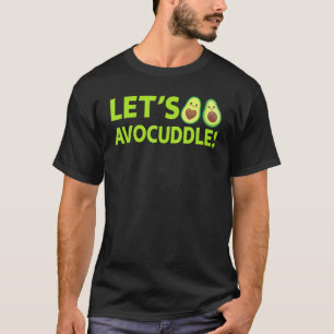 Camiseta Para Mulheres Meninas Guacamole Avocado Vamos Avoc