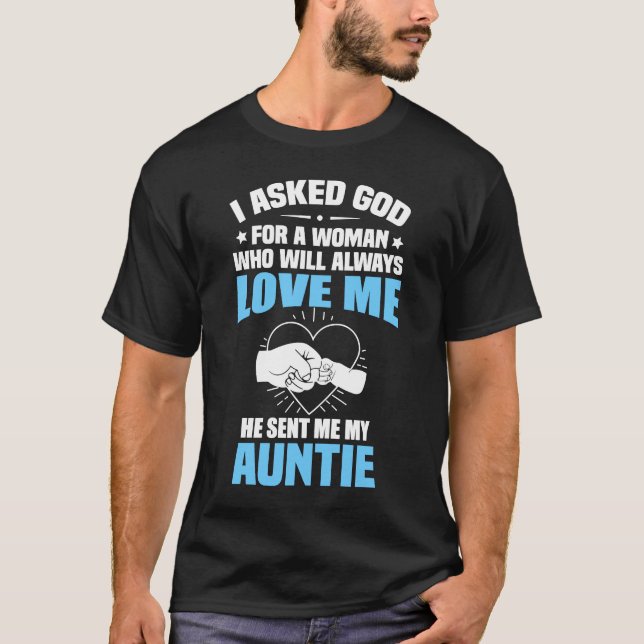 Camiseta Para Niece Nephew Da Tia (Frente)