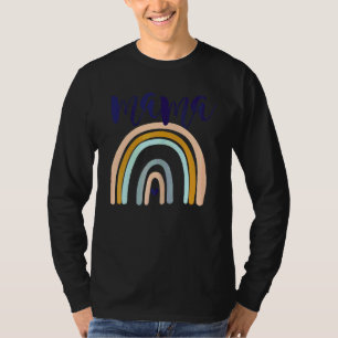 Camiseta Para Nova Mãe De Bebê Menino Menina Gêmeos Mama Bo