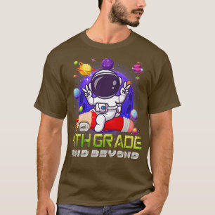 Camiseta Para O 4º Grau E Além Do Astronauta De Volta À Esc