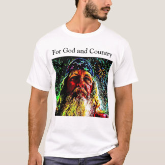 Camiseta Para o deus e o país