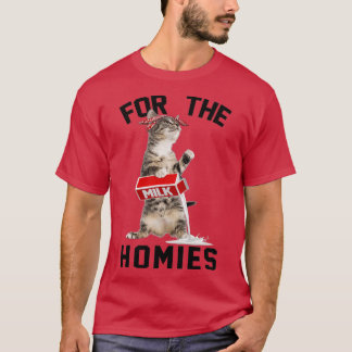 Camiseta para o gato dos homies