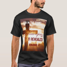 Camiseta "para o gospel e a retidão1 de deus" T-Shirt