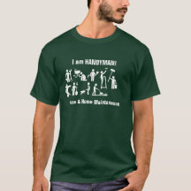Camiseta para o homem de mão