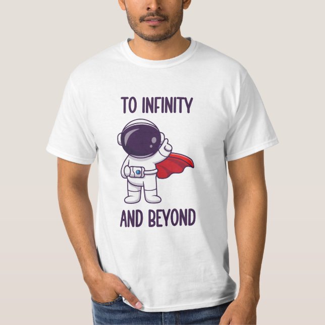 Camiseta Para o infinito e além (Frente)