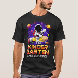 Camiseta Para o jardim de infância e além astronauta volta