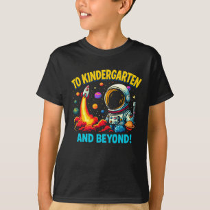 Camiseta Para o jardim de infância e além do astronauta Fur
