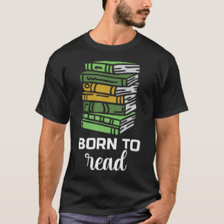 Camiseta Para o Leitor Nato Leitor de Livros