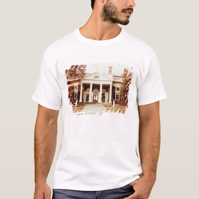 Camiseta Para o leste parte dianteira de Monticello (Frente)