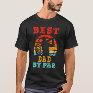 Camiseta Para O Melhor Pai Do Par Golfing