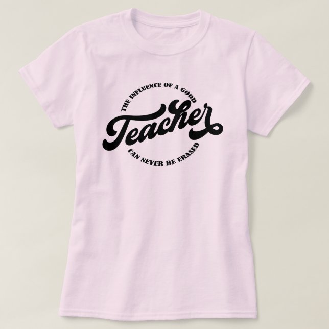 Camiseta para o melhor professor (Frente do Design)