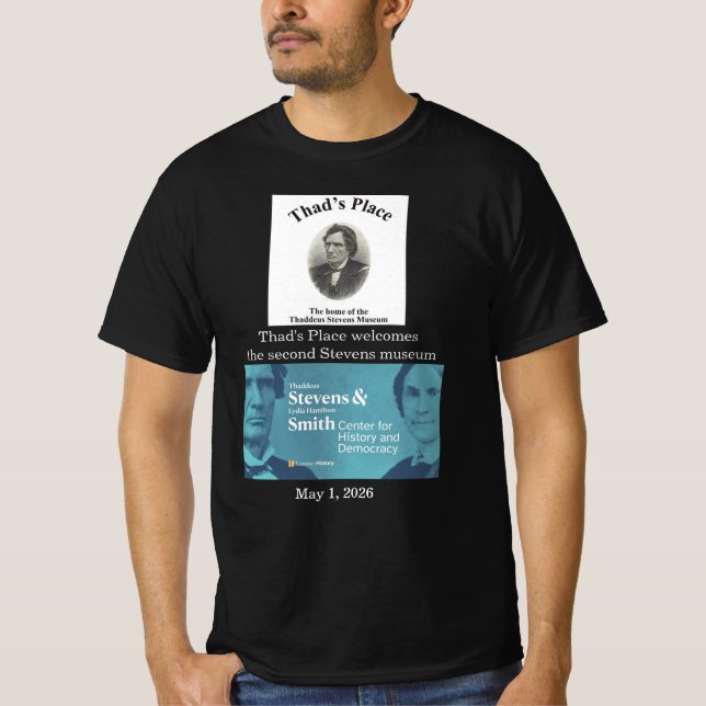 Camiseta para o Museu Lancaster Stevens (Frente)