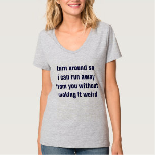 Camiseta para o rápido e social ansioso