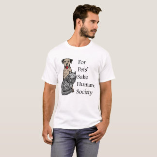 Camiseta Para o t-shirt da causa dos animais de estimação