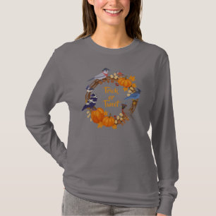 Camiseta Para Observadores de Pássaros Trapaça ou Tweet Hal