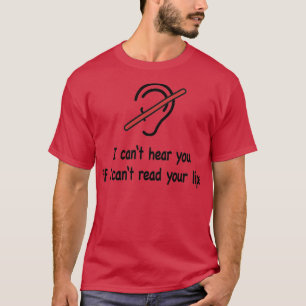 Camiseta Para os deficientes auditivos 1