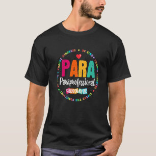Camiseta Para Paraprofissional Professora de Esquadra Educa