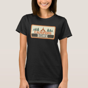 Camiseta para Pessoas que adoram acampar a zona de acampame