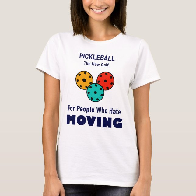 Camiseta Para Pessoas que odeiam Mover Mulheres (Frente)