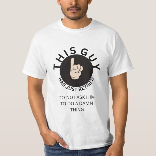 Camiseta para pessoas reformadas (Frente)