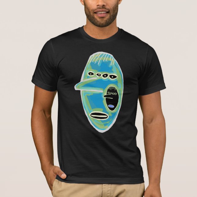 Camiseta para possuir o inimigo o mais mau black3 (Frente)