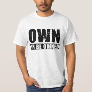 Camiseta Para possuir ou ser t-shirt (preto-afligido)