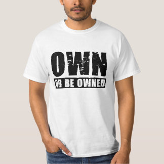 Camiseta Para possuir ou ser t-shirt (preto-afligido)
