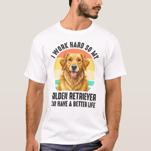 Camiseta Para Que Meu Golden Retriever Tenha Uma Vida Melho