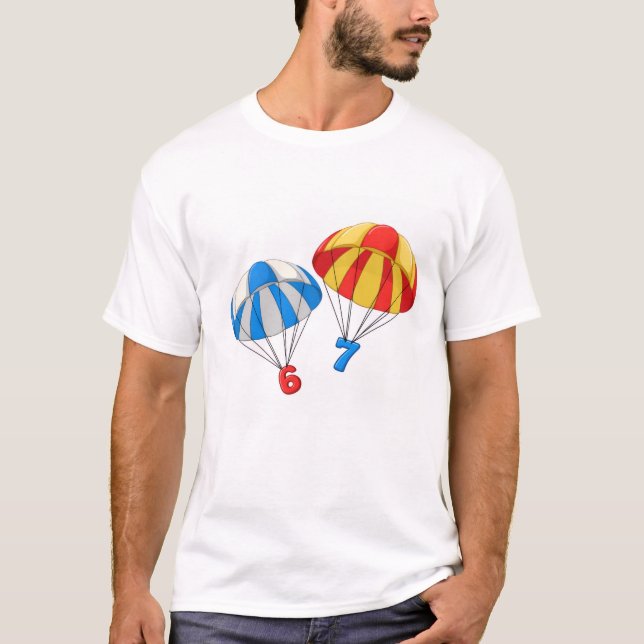 Camiseta Pára-quedas 6 7 (Frente)