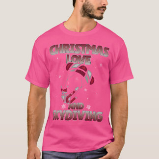 Camiseta Pará-quedas Pulo de Para-quedas Natal Amor E Pára-