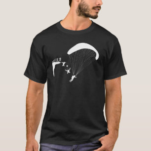 Camiseta Pára-quedismo Evolution Parágrafo Escada Salto de