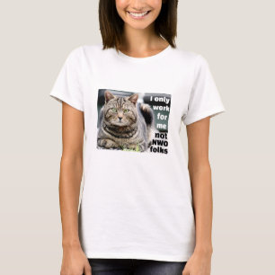 Camiseta Para Quem Você Trabalha? T-Shirt (luz)